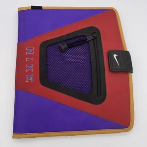 Retro Nike Air Mead 90s Vintage School Folder Case Trapper Keeper Swoosh 1996 - Picture 1 of 3