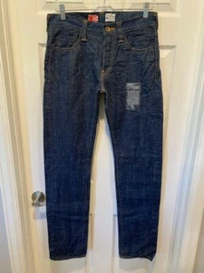 M'S NWT $879 PRPS NOIR P63P01VBL SELVEDGE RINSE RAMBLER SLIM-FIT JEANS 31 W31W  - Picture 1 of 12