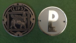 2 Alte Tresor Schilder, Geldschrank, Messingschild, Gedschrank Lips, Pohlschröde - Bild 1 von 2