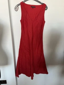Laura Ashley Linen Mid Dress Size 10 - Picture 1 of 16