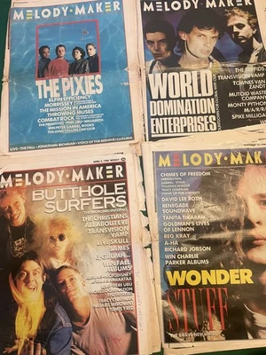 1988 Melody Maker x 4. Pixies, Wonderstuff, Butthole Surfers, World domination  - Image 1 of 4