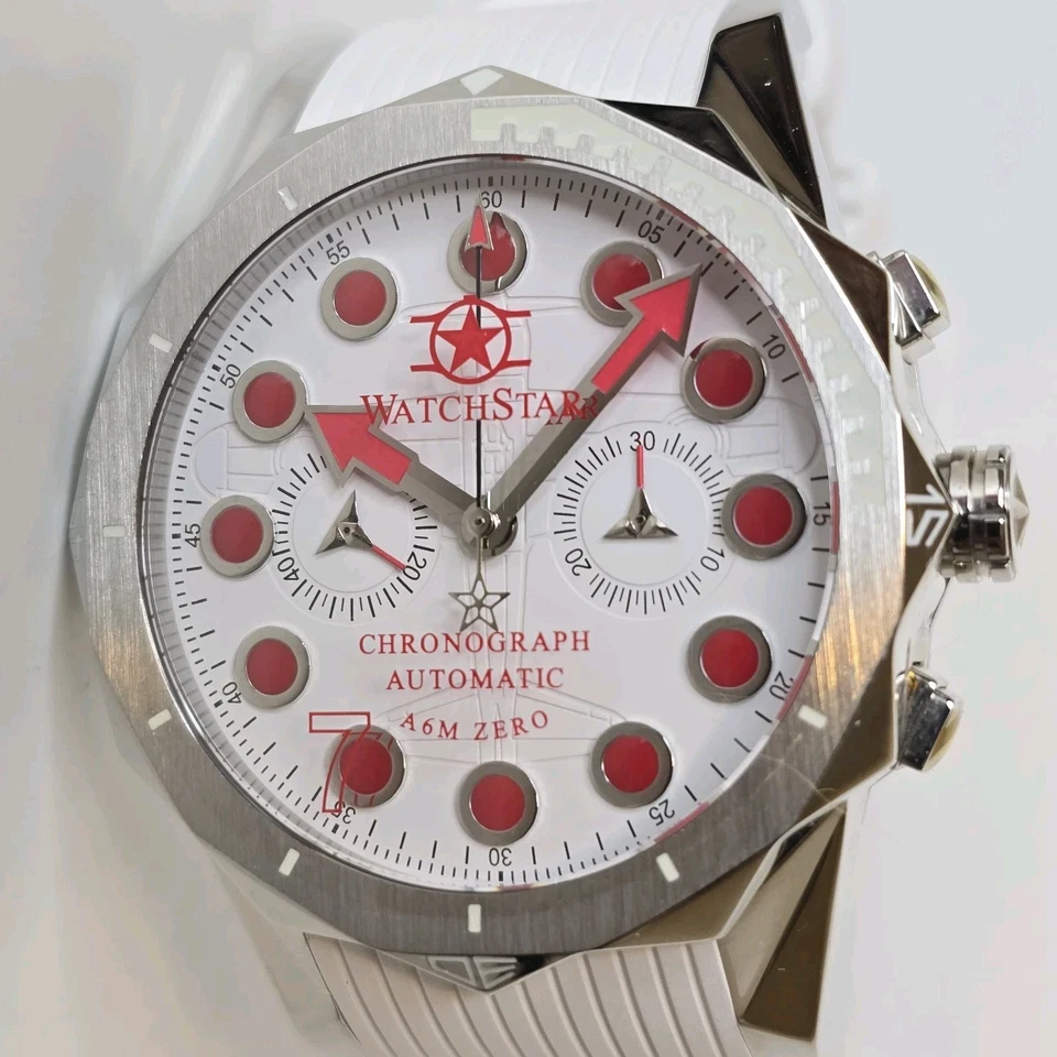 Reloj Watchstar Military DNA A6M Zero Cronógrafo Automático 46mm Foto 1 de 4
