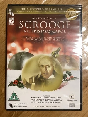 Scrooge: A Christmas Carol - Inc. Colour Version(New/Sealed DVD) Alastair Sim - Image 1 of 2