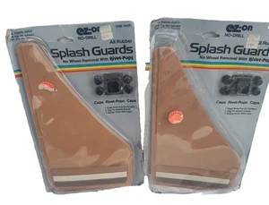 VINTAGE Mud Flap SPLASH GUARDS 2 set, 4 total. Rubber. EZ-On, No Drill. 70s 80s - Bild 1 von 11