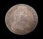 WILLIAM III 1696 SILVER CROWN - OCTAVO EDGE - FINE