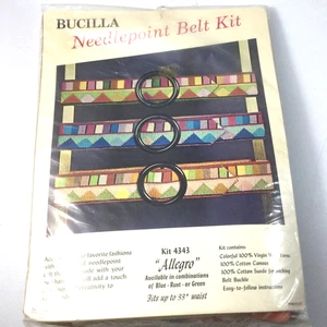 Vintage Bucilla Nadelspitze Gürtel Kit # 4343 Allegro - Bild 1 von 6