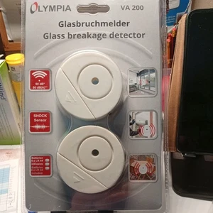 Olympia Glasbruchmelder VA 200 2er Set 85 dB 5977 - Bild 1 von 1