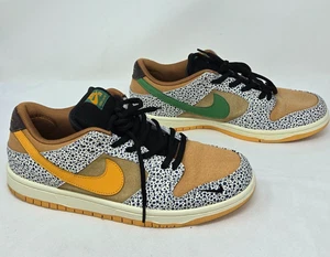NIKE SB DUNK LOW PRO SAFARI CD2563-002 SIZE 11 MEN'S ATHLETIC SHOES SKATEBOARD - Picture 1 of 10