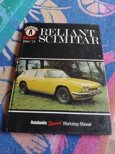 Reliant Scimitar GT GTE Workshop Manual 1968-1979 FREE POST SE 4A 5 5A 6 6A V6 - Picture 1 of 24