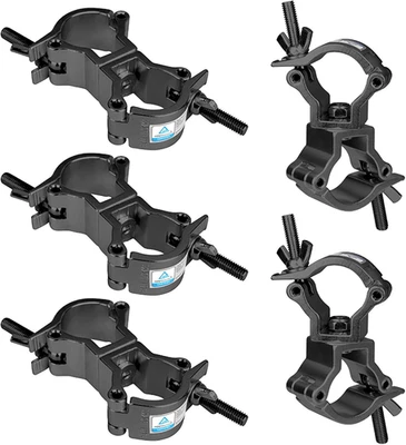 5 Pcs Dual 360 Degree Swivel Clamp for F24 Truss, Fits 1-1/4"-1-3/8" (32-35Mm) P - Image 1 of 4