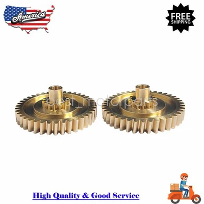 Pair LH & RH Convertible Top Trans Brass Gears Fit for Porsche Boxster 1997-2012 Foto 1 de 4