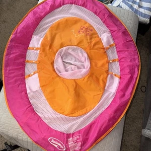 Infant Swimways Spring Float Splash N  Play 9-24 Months Pink And Orange - Picture 1 of 6