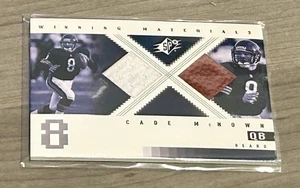 Camiseta deportiva Cade McNown 2000 Upper Deck SPX parche y pelota novato RC BEARS - Imagen 1 de 2