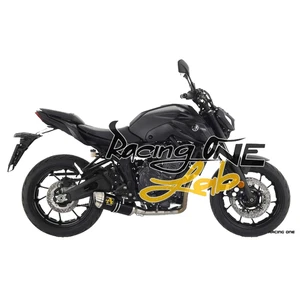 LIGNE COMPLETE ARROW AVEC RACING COLLECTOR THUNDER ALUMINIUM YAMAHA MT-07 21-24 - Picture 1 of 2
