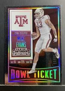2016 # 13/99๐ฅ Jersey # (EBay 1/1) MIKE EVANS Panini Contenders Holo My Grade 8 - Picture 1 of 4