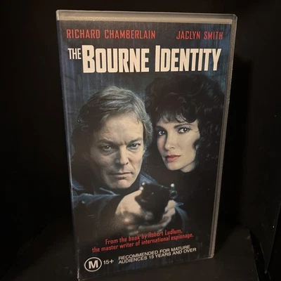 The Bourne Identity VHS 1988 TV Mini Series Two Tape Set PAL Like New - Image 1 of 4