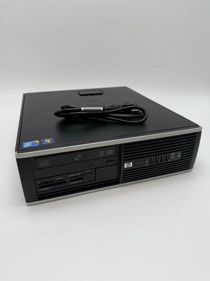 HP Compaq 8000 Elite SFF Desktop Intel Quad Q8400 | 4GB RAM | 1TB HDD | Win10P - Image 1 of 4