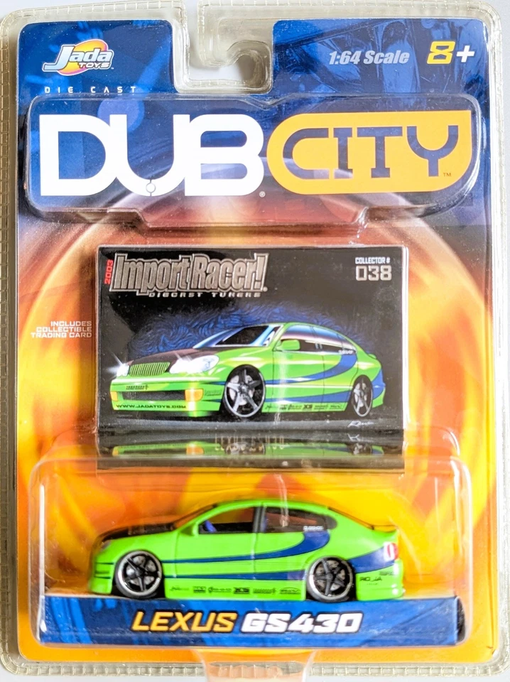 Jada Toys Dub City #038 2003 Lexus GS430 verde | Corredor de importación Foto 1 de 1