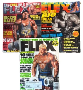 FLEX Bodybuilding Magazine Lot 2000s Kevin Levrone W Posters - Picture 1 of 15