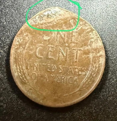 1944 Lincoln Wheat Cent Rear Strike ~ Multiple Errors - Image 1 of 2
