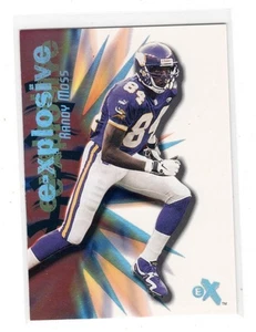 2000 E-X E-Xplosive #7 Randy Moss Insert - Picture 1 of 1