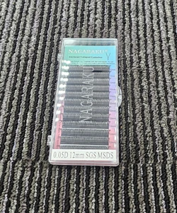 (QTY 11) Nagaraku 0,05 D 12 mm SGS MSDS Y-Form handgewebte Wimpernverlängerung - Bild 1 von 6
