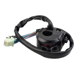 Black Handlebar Switch Parts Motorcycle 7/8 inches Ignition 12v DC Practical - Picture 1 of 11