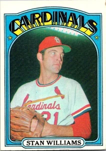 Stan Williams 1972 Topps #9 St. Louis Cardinals - Picture 1 of 2