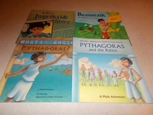 A Math Adventure Series Lot 4 Bücher Bohnenstange Pythagoras und mehr - Bild 1 von 1