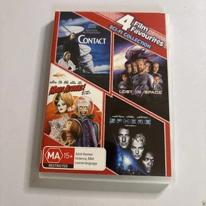 Contact / Mars Attacks! / Lost In Space / Sphere DVD Region 4 - Bild 1 von 4