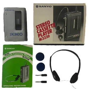 Walkman/Reproductor de casete estéreo personal Sanyo M3330 - Funciona - Imagen 1 de 18