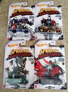 Hot Wheels Marvel Spiderman Maximum Venom fast komplettes Set 4 von 5 Autos - Bild 1 von 7