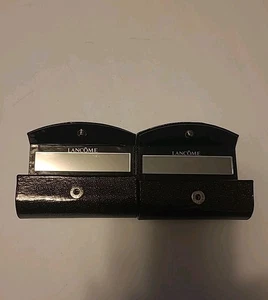 LANCOME Lipstick Cases w Mirror Full Size Lipstick Holders Black Speckled Set  - Picture 1 of 6