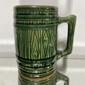 Antique 1St. Dist. Ohio Stoneware POTTERY Pitcher Mug Factory #495 - Picture 1 of 10