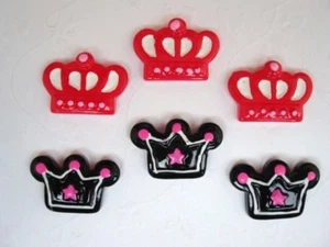 20 Lindos botones/artesanía/libro de recortes/adorno de resina corona princesa corona B11 - Imagen 1 de 1