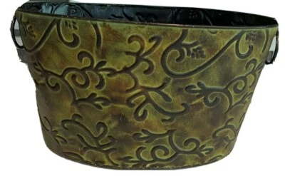 Jardinera de Metal 15.5"x10.5"x 9.5" Ventana Desplazada Oscura Caja Baño Piscina Almacenamiento Foto 1 de 4