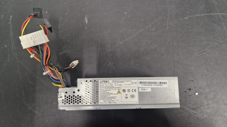 Lite-On Liteon PE-5221-08 AP 20+4 Pin 220W Power Supply from an Acer PC Working - Image 1 of 3