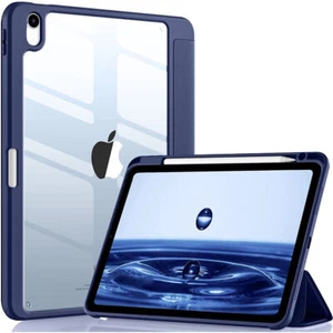 Smart Cover Case With Pencil Slot For iPad 10th 9th 8th Air 5/4 10.9 Pro 11 12.9 - Picture 1 of 22