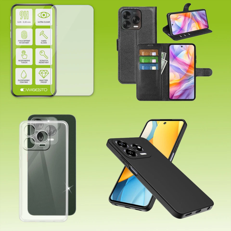 WIGENTO Für ZTE Blade V70 Vita Silikon Schutz Hülle Tasche TPU Hart Glas Folie AUSWAHL