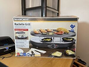 Silvercrest Non-Stick Raclette Grill With 8 Pans