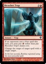 Worldwake Ricochet Trap - Foil x1 Moderate Play, English Magic Mtg M:tG