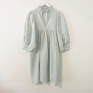 Never A Wallflower High Neck Dress Seafoam Shimmer Size Large L - Picture 1 of 8