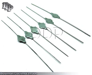 6 piezas sonda lagrimal Bowman 6" quirúrgica dental ENT 0000-000,00-0,1-2,3-4,5-6,7-8 - Imagen 1 de 2