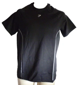 Gymshark Clean Contour Seamless T-Shirt Top Mens M New Slim Fit Black Medium - Picture 1 of 24