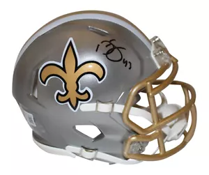 Darren Sproles Autographed New Orleans Saints Flash Mini Helmet Beckett 35397 - Picture 1 of 4