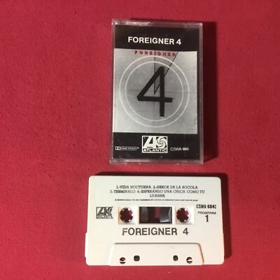 Foreigner – 4  *1981:MEXICO Cassette CSWA-6043 (EX+) Spanish Printing on Tape - Image 1 of 4