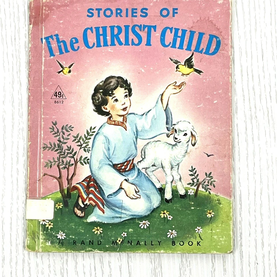 Rand McNally Stories of The Christ Child Mary Alice Jones 1953 Jesus Easter Book - Image 1 of 4