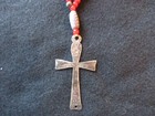 HUDSON BAY ERA CROSS, NATIVE AMERICAN FUR TRADE GORGET NECKLACE, SB-1123*08107