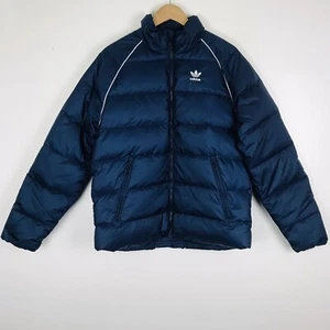Adidas Original Men’s Down Jacket Collegiate Navy Quilted Men’s Sz S $175 NWT - Picture 1 of 7