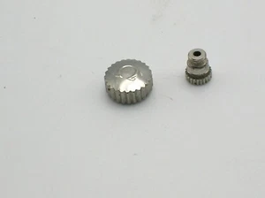 OMEGA CHRONOGRAPH WATCH 6.5MM CROWN AND SLEAVE - #3-1 - Picture 1 of 8